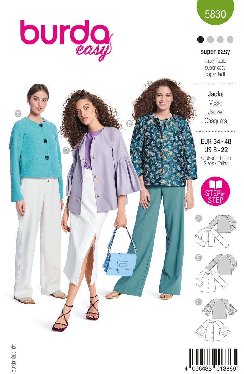 Burda Schnittmuster 6687 - Kleider Und Jacken Für Damen In Größe 10-24