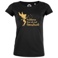Probleme löse ich mit Feenstaub Gold/ Pink - Frauen T-Shirt Probleme löse ich mit Feenstaub Gold/ Pink - Frauen T-Shirt