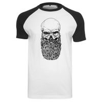 Skull Beard - Männer Raglan T-Shirt Skull Beard - Männer Raglan T-Shirt