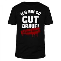 Ich bin so gut drauf! Ich könnte kotzen! - Männer Organic T-Shirt Ich bin so gut drauf! Ich könnte kotzen! - Männer Organic T-Shirt