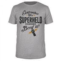 Elektroniker weil Superheld - Männer T-Shirt Elektroniker weil Superheld - Männer T-Shirt