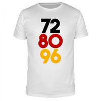 72 80 96 - Fußball EM - Männer T-Shirt 72 80 96 - Fußball EM - Männer T-Shirt