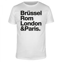 Brüssel Rome London & Paris - Fußball EM - Männer T-Shirt Brüssel Rome London & Paris - Fußball EM - Männer T-Shirt