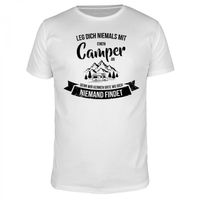 Leg dich niemals mit einem Camper an - Männer T-Shirt Leg dich niemals mit einem Camper an - Männer T-Shirt