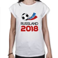 Russland 2018 - Fußball WM - Damen T-Shirt Russland 2018 - Fußball WM - Damen T-Shirt