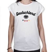 Deutschland Adler Sterne - Fußball WM - Damen T-Shirt Deutschland Adler Sterne - Fußball WM - Damen T-Shirt