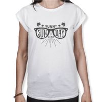 Sunny Sunday I Like - Damen T-Shirt Sunny Sunday I Like - Damen T-Shirt