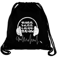 Bass muss Liebe sein - Gym Bag Turnbeutel Bass muss Liebe sein - Gym Bag Turnbeutel