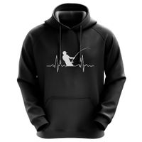 Herzschlag Angler - Männer Hoodie Herzschlag Angler - Männer Hoodie