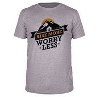 Hike More Worry Less - Männer T-Shirt Hike More Worry Less - Männer T-Shirt