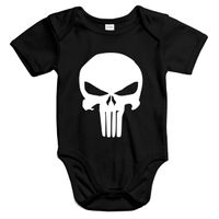 Punisher - Baby Kurzarm Body aus Bio-Baumwolle Punisher - Baby Kurzarm Body aus Bio-Baumwolle