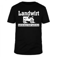 Landwirt - Nur ein Held fährt auf's Feld - Männer T-Shirt Landwirt - Nur ein Held fährt auf's Feld - Männer T-Shirt
