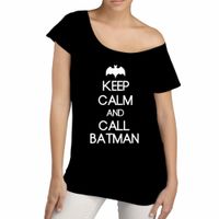 Keep Calm and Call Batman - Frauen Longshirt Keep Calm and Call Batman - Frauen Longshirt
