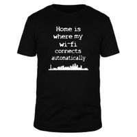 Home Is Where Wifi Connects Automatically - Männer T-Shirt Home Is Where Wifi Connects Automatically - Männer T-Shirt