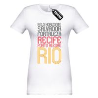 Austragungsorte - Fussball WM Frauen T-Shirt Austragungsorte - Fussball WM Frauen T-Shirt