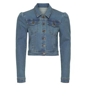 Lilly Jeansjacke 09-789-BL mit Knopfleiste