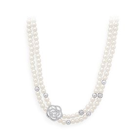 Doppelreihiges Perlencollier