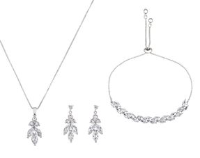 Schmuckset mit Ohrringen und Armband