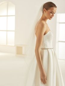 Bianco Evento Brautschleier S320 – Länge 110 cm