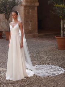 Bianco Evento Brautschleier S501 Länge 250 cm