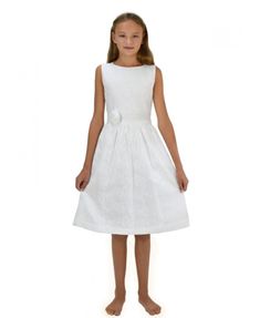 Kommunionkleid Greta – weiß – Comfort Fit