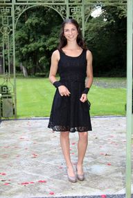 Konfirmationskleid Melina – Schwarz