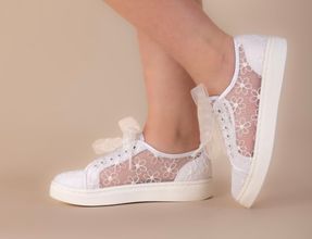 Festliche Kinder-Sneaker Fifi I Ecru