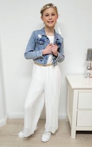Jumpsuit mit Spitze I Ecru