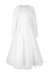 Kommunionkleid Mia mit Bolero I Weiß