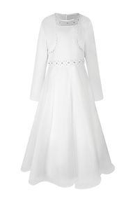 Kommunionkleid Amelie mit Bolero I Weiß