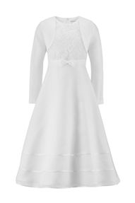 Kommunionkleid Sophia mit Bolero I Weiß I Kollektion 2026