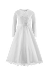 Kommunionkleid Leni mit Bolero I Weiß I Kollektion 2026