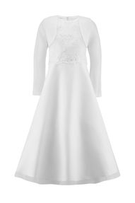 Kommunionkleid Lina mit Bolero I Weiß I Kollektion 2026