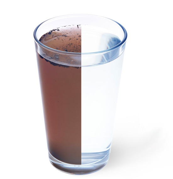 Under-sink water filter Filter capacity