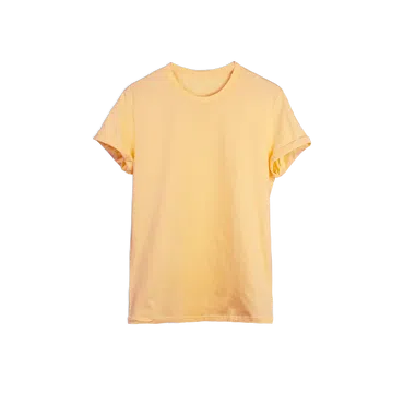 Pfirsichfarbenes T-Shirt