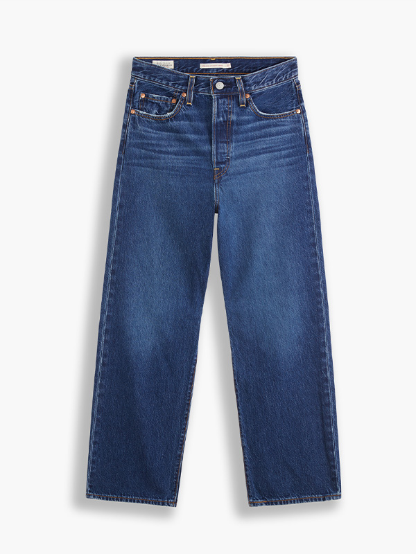 LEVIS / DamenHose / RIBCAGE STRAIGHT ANKLE INDIGO Mode