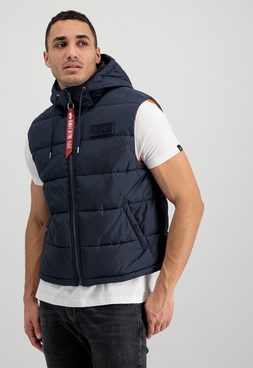 Alpha Industries / Herren-Weste / Hooded Puffer Vest FD | INDIGO Mode