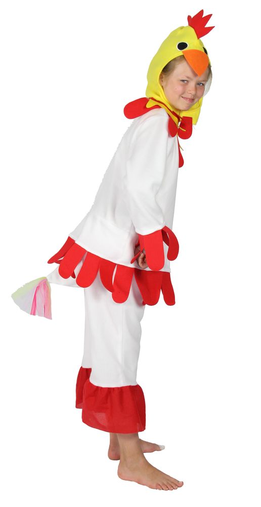 weißes Hühnerkostüm für Kinder | FaschingShop24