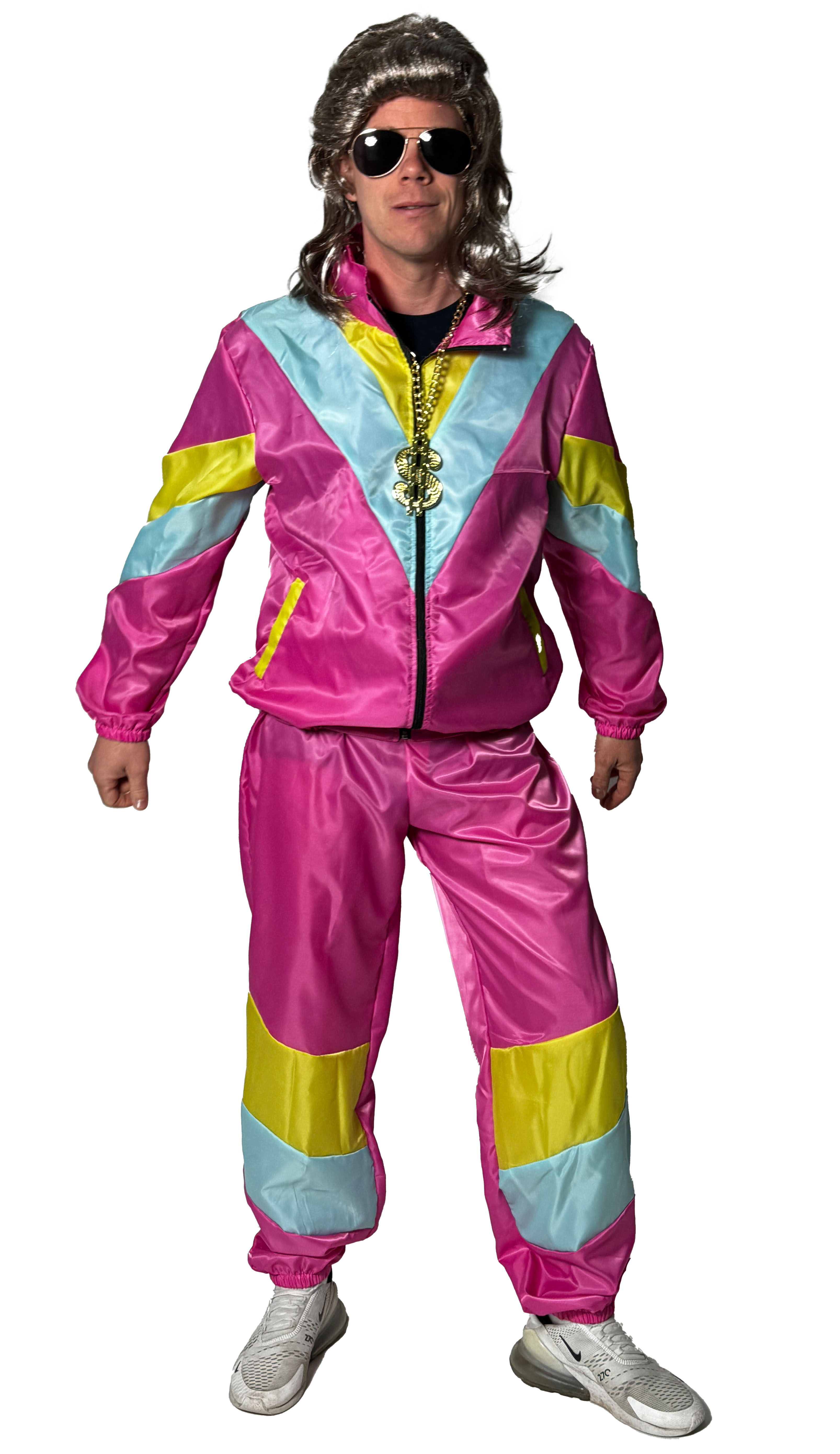 80er Jahre Trainingsanzug Kostüm für Herren