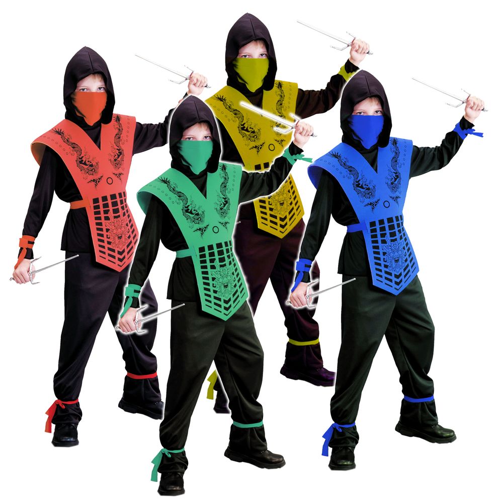 Goldenes Ninja Kostüm Für Kinder Faschingshop24 2075