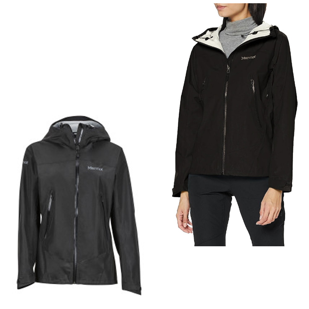 Marmot - Damen GORETEX Hardshelljacke Regenjacke, schwarz