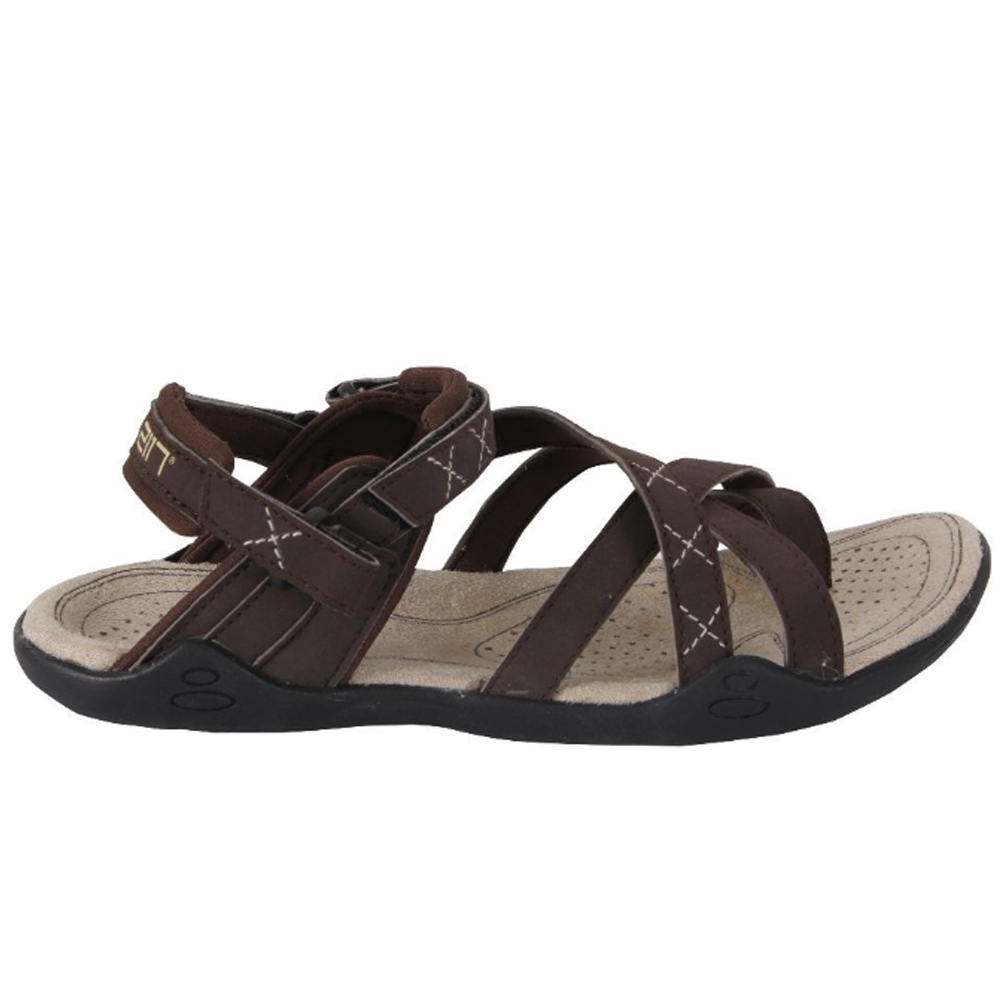 2117 of Sweden Löderup Damen Sandalen – Outdoor Sandalen Braun