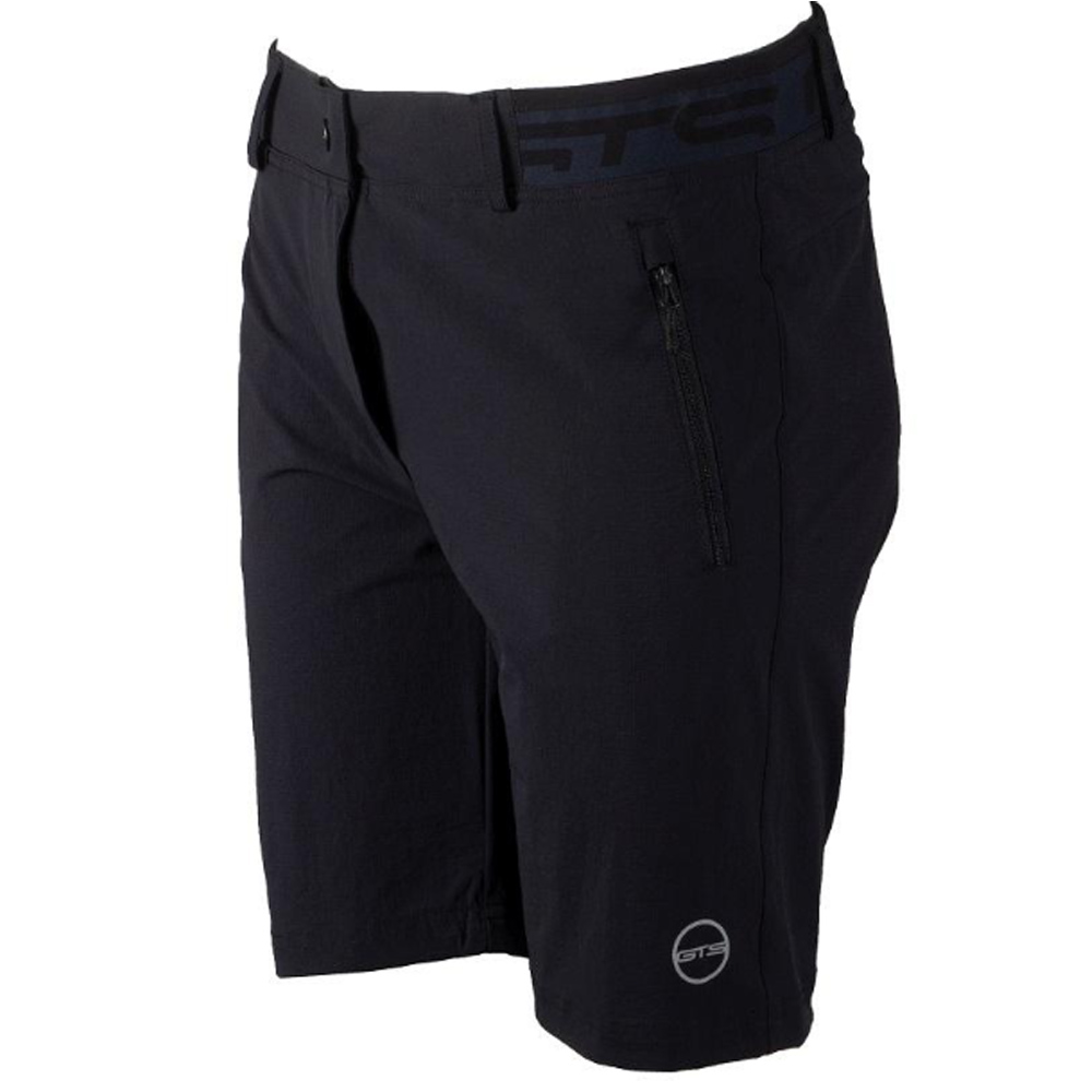 GTS ROMBO Damen Wander-Shorts – Stretch Outdoor Shorts Schwarz