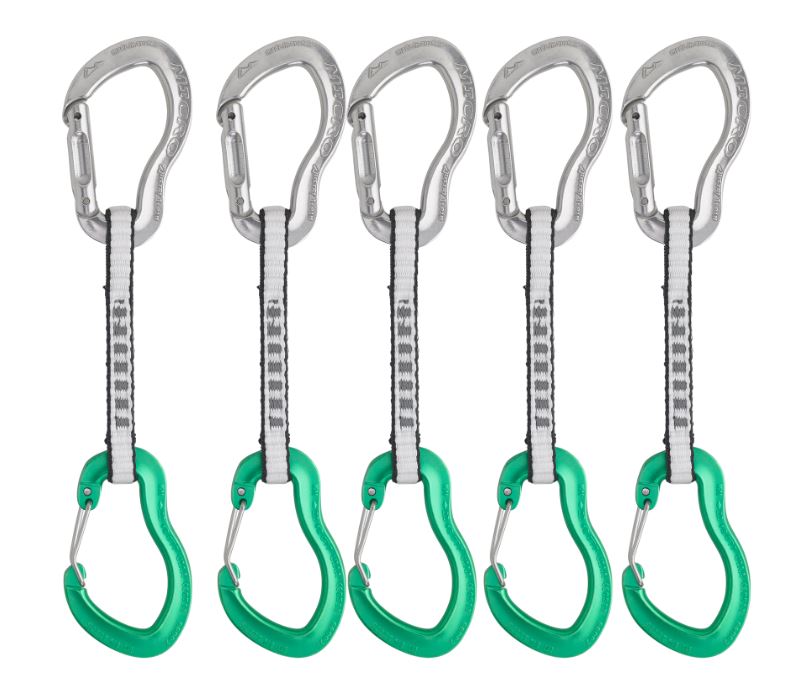 Austrialpin Micro Mixed Express Set 11 Cm- Schnapper-DrahtbüGel, Poliert-Eloxiert, 5-Er Set-image