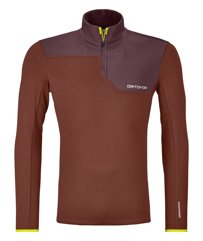 Ortovox Fleece Light Zip Neck Men - Funktionsunterwäsche