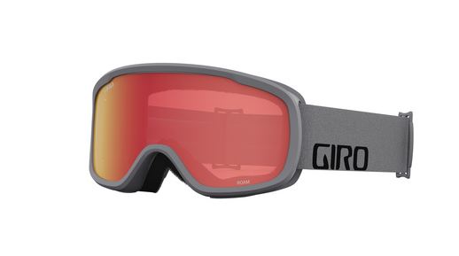 Giro Roam - Skibrille (grey wordmark - amber scarlet)