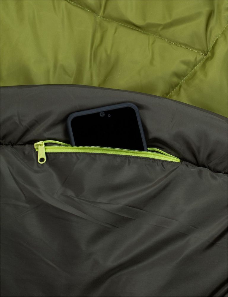 Sacco A Pelo Vaude Sioux 400 XL II SYN – Mummia In Fibra Sintetica, Unisex, Caldo E Sostenibile, Taglia Left
