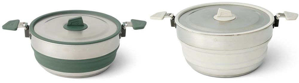 Seatosummit Detour Stainless Steel Collapsible Pot - Zusammenfaltbarer Campingtopf Mit Edelstahl-image