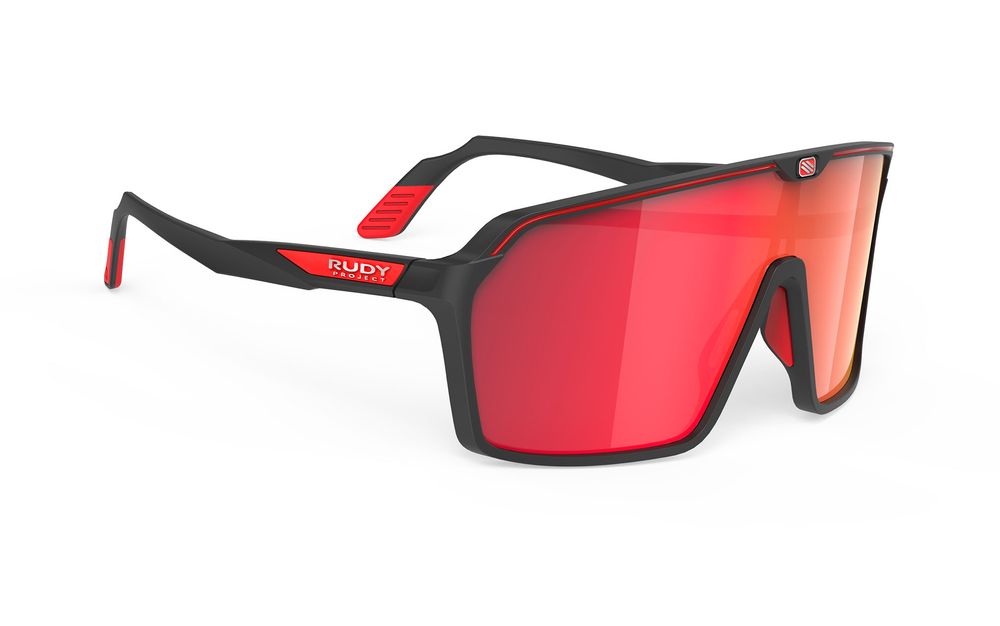 Rudy Project Spinshield SP723806-0002 BLACK MATTE - Multilaser Red - Sonnenbrille