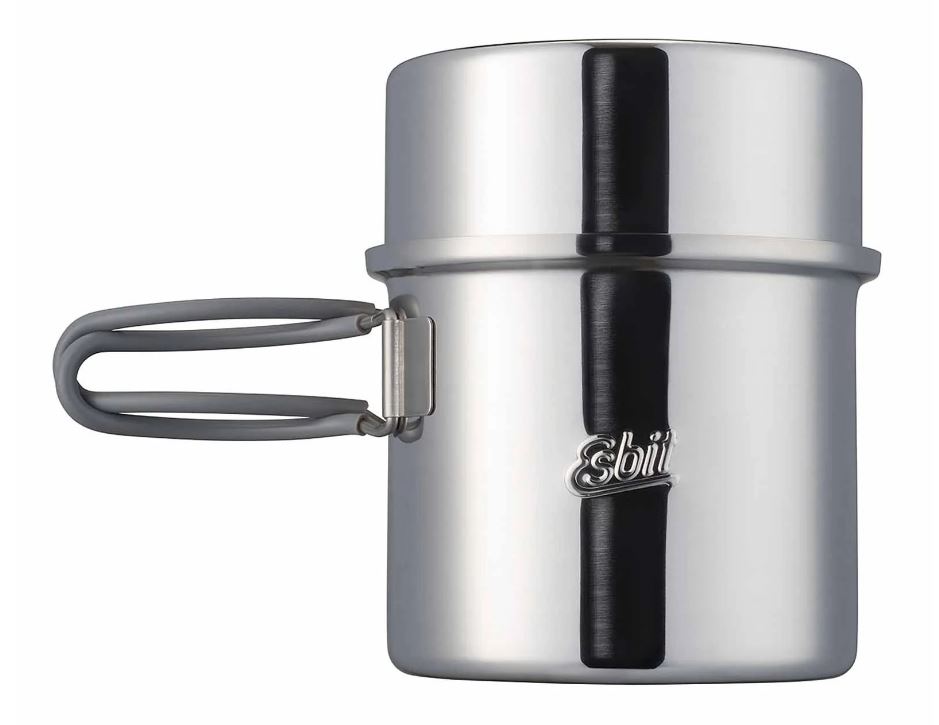 Esbit Edelstahl-Topf, 1000 ml & 475 ml - Camping Topfset